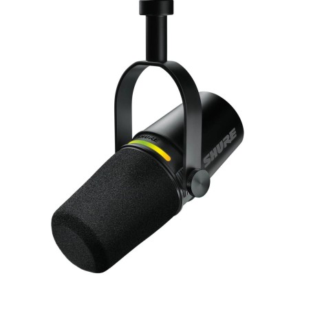 Shure Microphone Black Podcast
